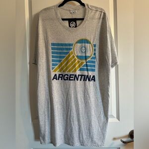 Gray Argentina Graphic T-Shirt